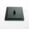 Kibi Cube 10 Metal Ultra Thin Profile Rain Shower Head 1.75 GPM - Matte Black SH1003MB